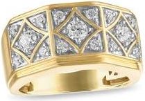 Esquire Diamond Ring in Gold at Nordstrom Rack, Size 10