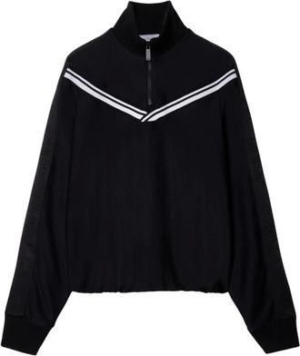 Off-white Hoodies & sweatvesten, Dames, Zwart, M, Katoen, Sportief Sweatshirt