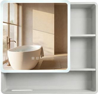 Rea Armario Con Espejo Rea M1016-70 70x65 Led White
