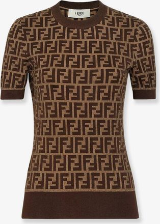 Fendi Maglia FF in cotone - FENDI - gender_Woman