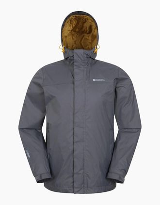 Mountain Warehouse Mens Mountain Warehouse Mens Torrent Waterproof Jacket - Grey - Size: 38/Regular