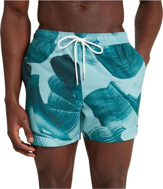 Ted Baker Heren Bedrukte Zwemshorts (Turquoise)