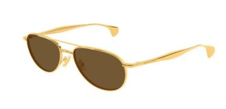 Bottega Veneta BV1419S Sunglasses - Gold