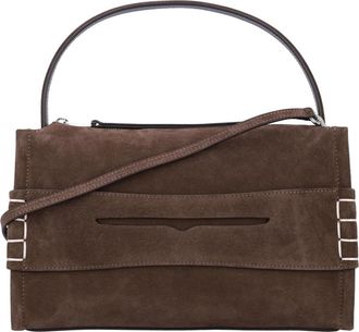 J.W.Anderson Stijlvolle Loafer Tas - Dames - Handtassen - Bruin - ONE Size - Leer - Tassen