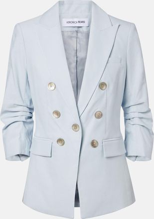 Veronica Beard Tomi Dickey twill single-breasted blazer
