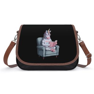 Generic Unicorms Believe Yourself Book Fashion Womens Crossbody Bags Novelty Handbag Shoulder Bag Purse