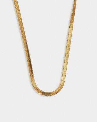 Katie Loxton Ciana Waterproof Gold Snake Chain Necklace at Nordstrom