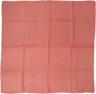 Dolce & Gabbana Silk Neck Wrap Square Foulard Scarf - Dames - Zijden sjaals - Oranje - ONE Size - Accessoires