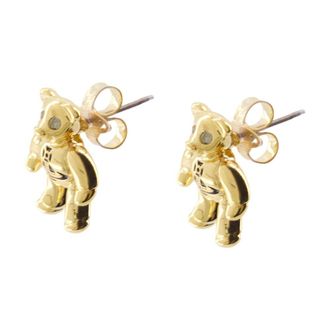 Vivienne Westwood Teddy Bear Gold Earrings - Gold