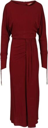 Max Mara Midi Jurken - Dames - Casual kleedjes - Rood - M - Kleedjes
