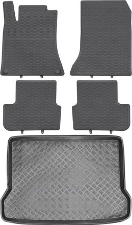 OEM Juego De Alfombrillas De Goma Para Coche Y Maletero Para Mercedes Gla X156 Crossover (2013-2019)