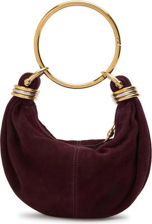 Chloé Bracelet Suede top Handle bag - Burgundy - One Size