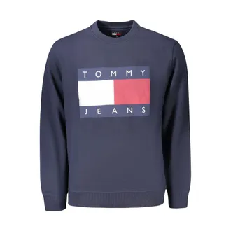 Tommy Hilfiger Blu Cotton Mens Mens Sweatshirt