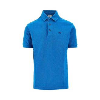 Etro Piquet polo shirt with Pegaso embroidery Man XXL