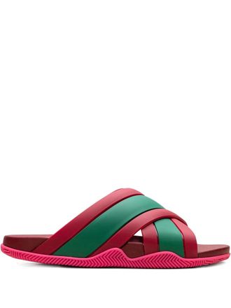 Gucci Web Slide slippers - Rood