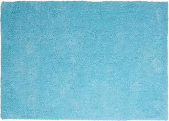 Beliani Shaggy Rug DEMRE Light Blue 140 x 200 cm
