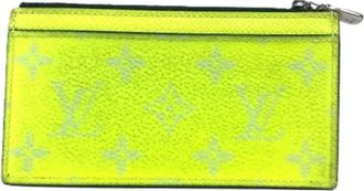 Louis Vuitton Pre-owned M30950 Business card case - unisex - Vintage Accessoires - Geel - ONE Size - Leer - Vintage