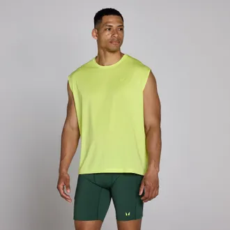 MyProtein Camiseta de tirantes oversize de malla Hybrid para hombre de MP - Verde lima - XS