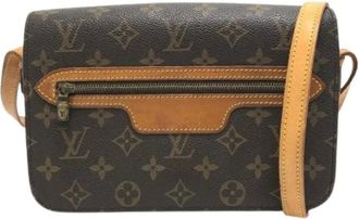 Louis Vuitton Pre-owned Cross Body Bags, female, Brown, Size: ONE SIZE Pre-owned Pochette Shoulder Bag