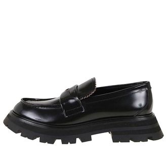 Alexander McQueen (WMNS) Alexander McQueen Wander Leather Loafers Core Black 685690WHZ851081