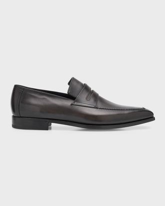 Berluti Men & apos;s Andy Demesure Leather Loafers