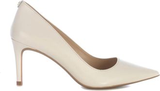 Michael Kors Elegante Decollete Schoenen - Dames - Pumps - Wit - 39 EU - Leer - Schoenen