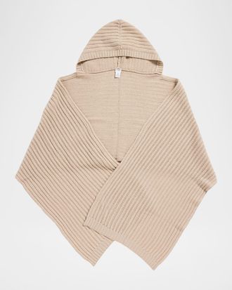 Brunello Cucinelli Cashmere Convertible Hooded Scarf
