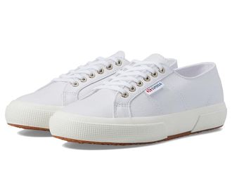 Superga 2750 Nappa Shoes Optical White/Full Avorio : EU 35 (US Mens 3.5 - Womens 5) Medium, Leather