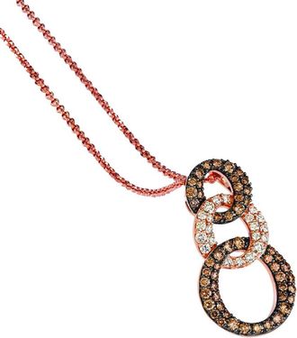 Le Vian 14K Rose Gold 1.19 Ct. Tw. Diamond Pendant