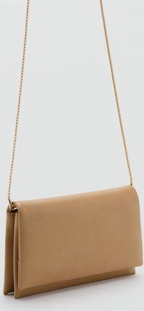 Mango Borsa a tracolla piccola ocra - Donna - Taglia unica - MANGO