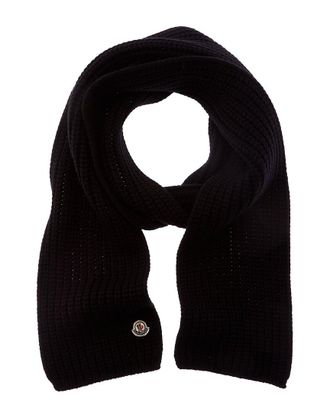 Moncler Knit Wool & Cashmere-Blend Scarf