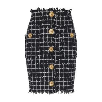 Balmain Mujer, Faldas, Negro, Talla: XS