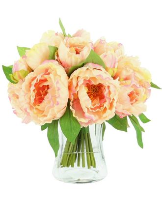Creative Displays Inc. Pink & Orange Peony Floral Arrangement