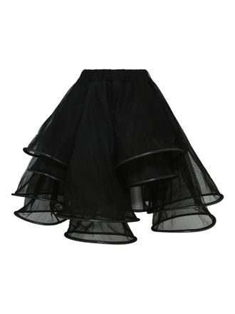 Comme Des Garçons pleated skirt - women - Polyester - S - Black