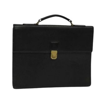 Burberry Pre-owned Handbags, female, Black, Size: ONE SIZE Pre-owned Business Bag