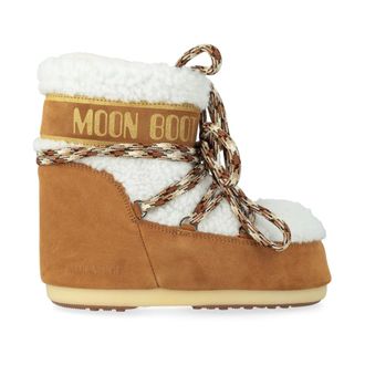 Moon Boot Schoenen, Dames, Bruin, 39 EU, Su&egrave;de, Icon Low Enkelboot