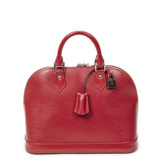 Louis Vuitton Pre-owned Womens Alma PM Handbag - Red - One Size