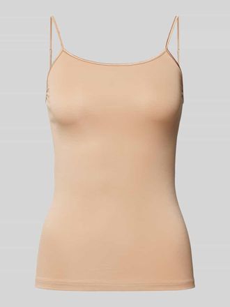 Mey Mey Top mit verstellbaren Spaghettiträgern Modell Emotion in Beige, Größe 36