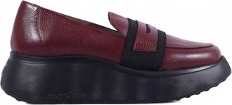 Wonders Womens Platform Loafer In Vino