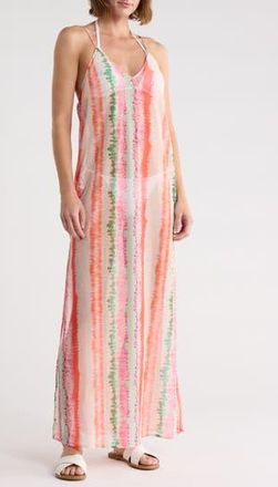 Maaji Debi Maxi Slipdress in Orange at Nordstrom Rack, Size Medium