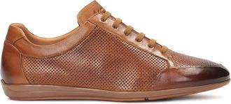 Kazar Heren su&egrave;de casual schoenen met een gelaagd bovenwerk - Heren - Veterschoenen - Bruin - 40 EU - Su&egrave;de - Schoenen