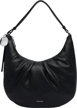 Calvin Klein Borsa a spalla media Engraved HW - - Bags - Donna - Nero - ONE SIZE