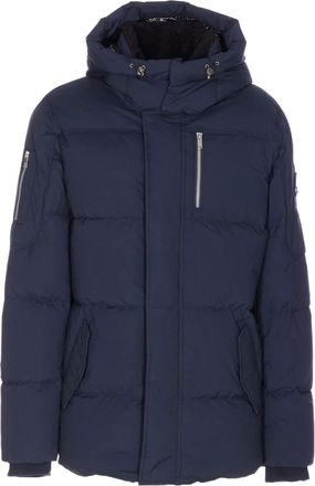 Moose Knuckles Everest 3Q removable-hood padded jacket - Blue