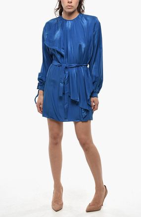 Stella McCartney Silk-Blend Flared Tunic with Belt Stella McCartney