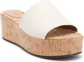 Nordstrom Rack Lizzie Platform Wedge Sandal in Ivory at Nordstrom Rack, Size 7.5