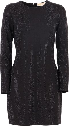 Michael Kors Rhinestone Ls Mini Dress