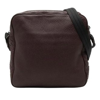 Bottega Veneta Pre-owned Cross Body Bags, female, Brown, Size: ONE SIZE Pre-owned Nappa Leather Crossbody Bag