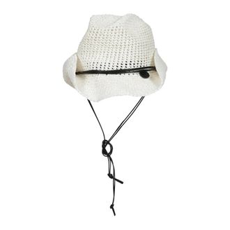 Catarzi Stijlvolle Fedora Hoed voor Mannen - Dames - Hoeden - Wit - 57 CM - Accessoires