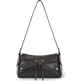 Oryany Moto Leather Shoulder Bag in Vintage Brown at Nordstrom Rack