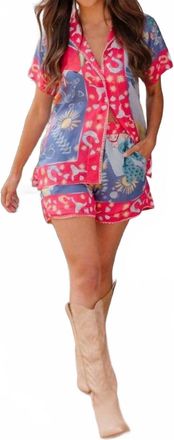 Johnny Was Marna Short In Liberty Scarf